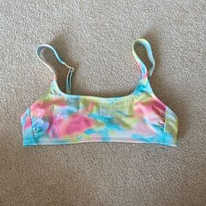 tye dye bikini top